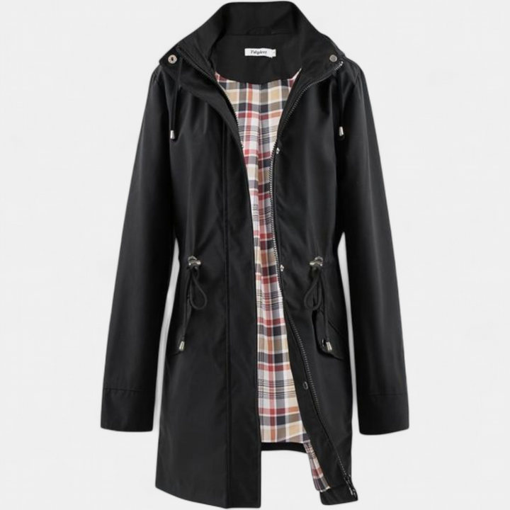 Ava | Waterproof Zip-Up Hooded Coat Jacket