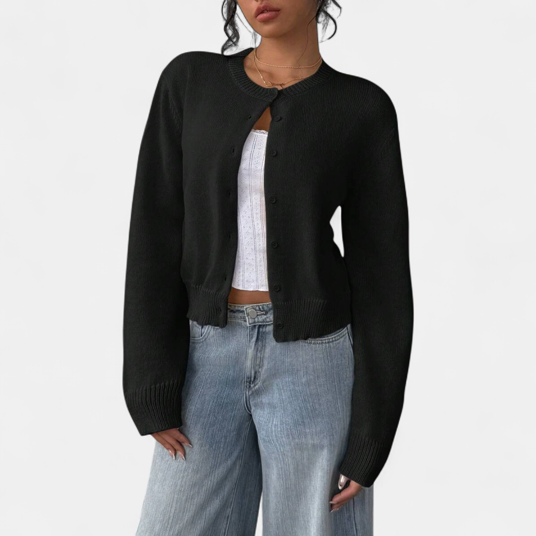 Quinn | Cosy Button-Front Knit Cardigan