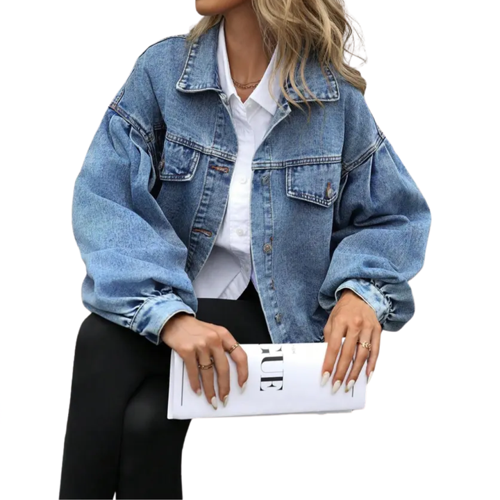 Yvette | Relaxed Distressed Street Denim Jacket