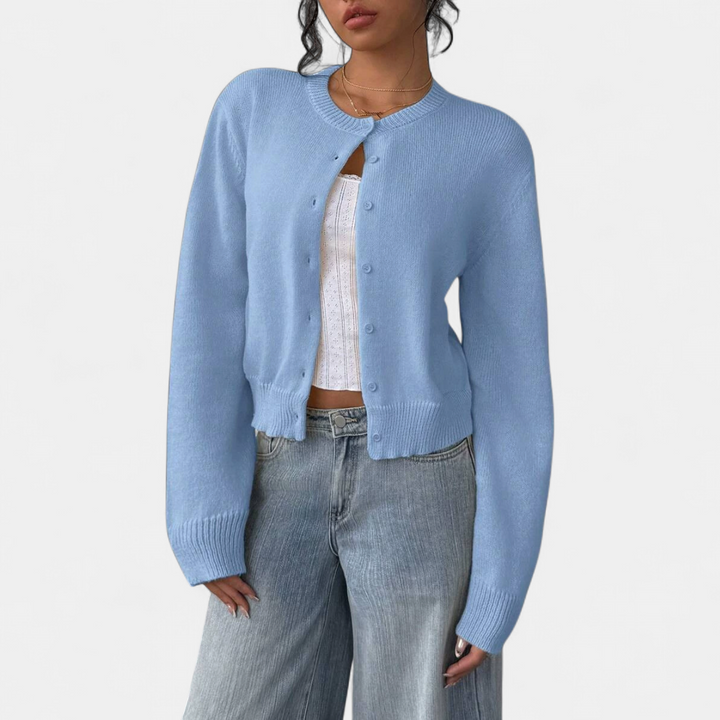 Quinn | Cosy Button-Front Knit Cardigan