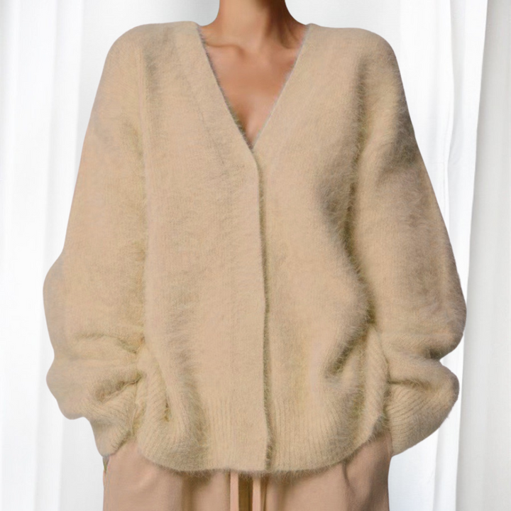 Joanna | Comfy Button Front Drop Shoulder Cardigan