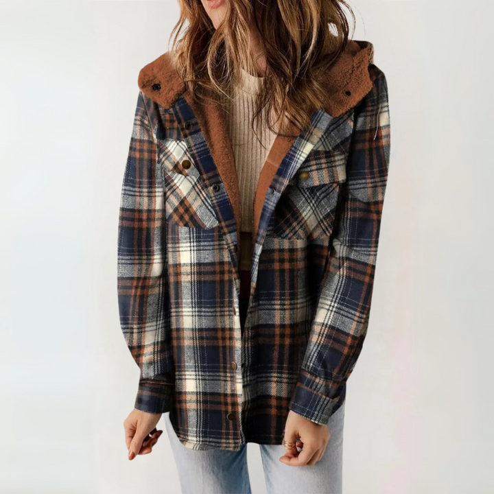 Millie | Casual Long Sleeve Button Front Hooded Coat