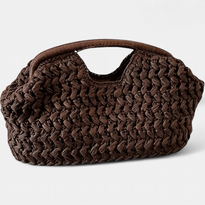 Women's Handwoven Straw Large Capacity Beach Tote Bag