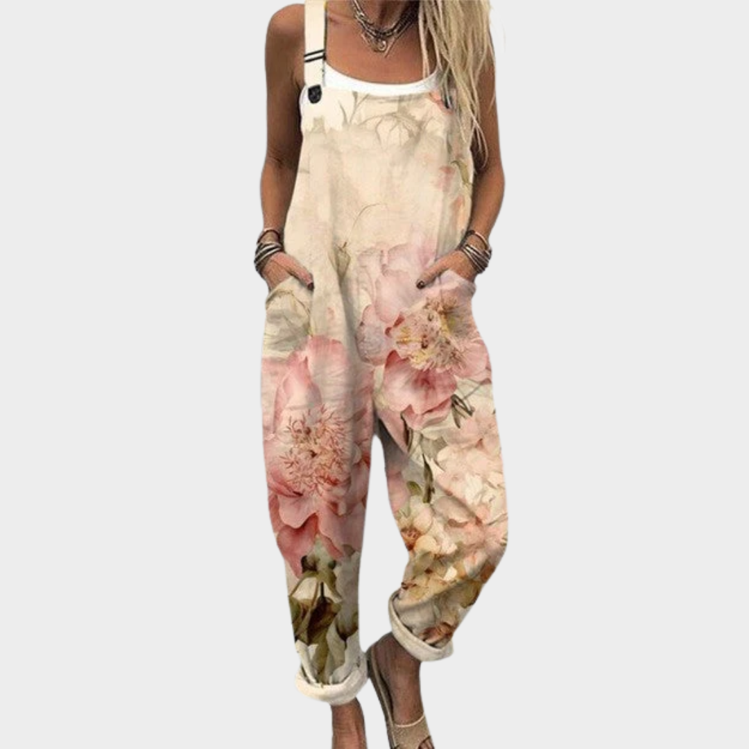 Comfortabele gedrukte jumpsuit
