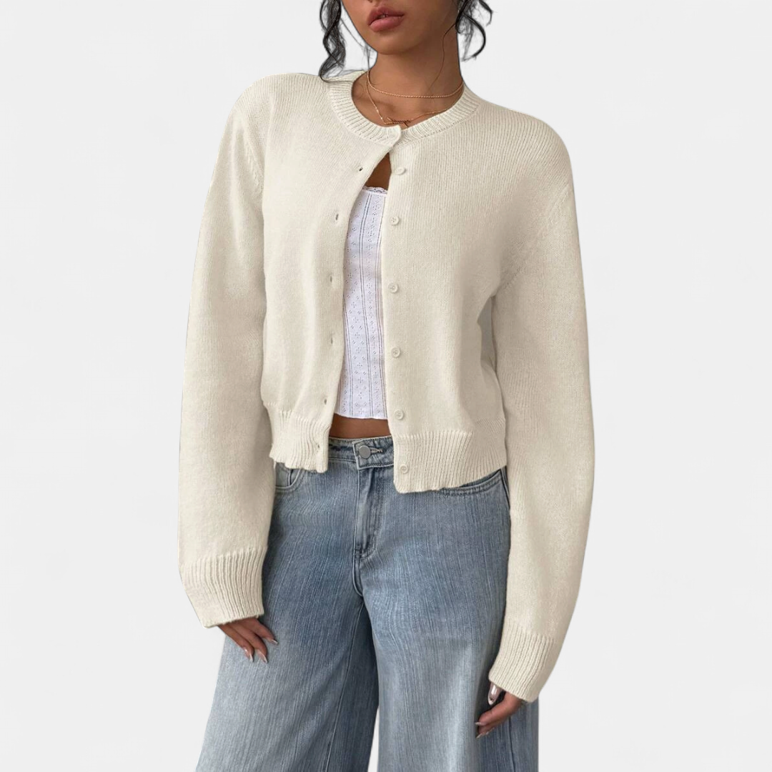 Quinn | Cosy Button-Front Knit Cardigan