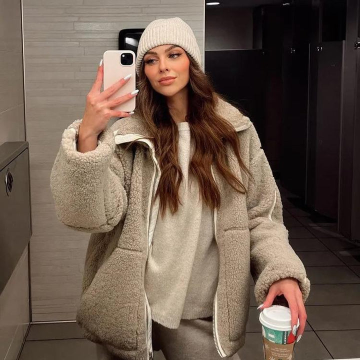 Lucy | Soft Teddy Jacket