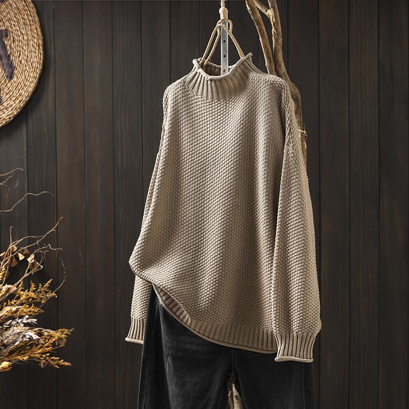 Alana | Relaxed Fit Waffle Sweater