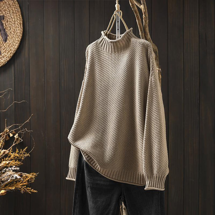Alana | Relaxed Fit Waffle Sweater