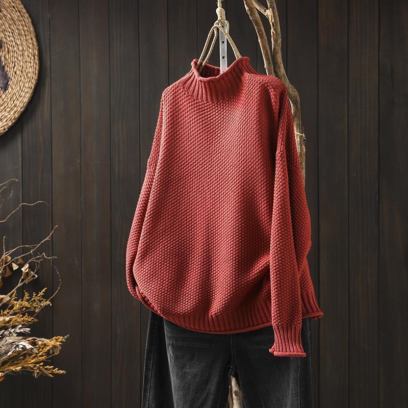Alana | Relaxed Fit Waffle Sweater