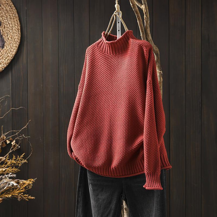 Alana | Relaxed Fit Waffle Sweater