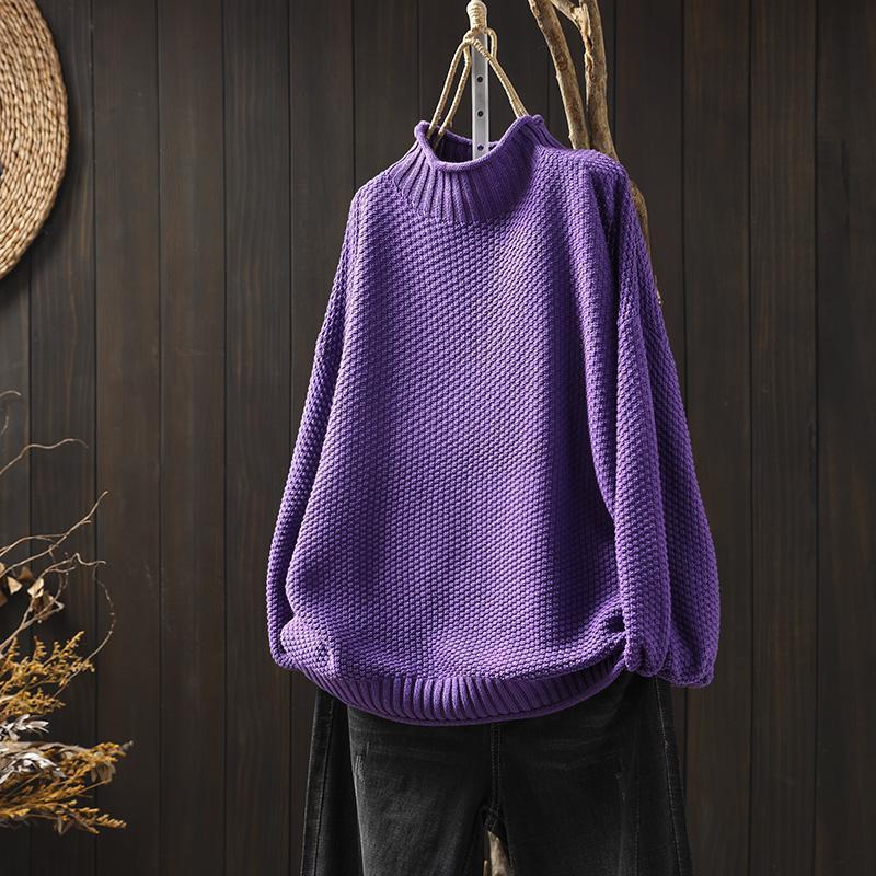 Alana | Relaxed Fit Waffle Sweater