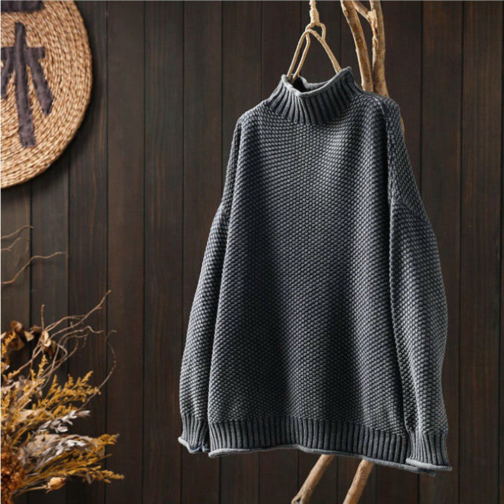 Alana | Relaxed Fit Waffle Sweater