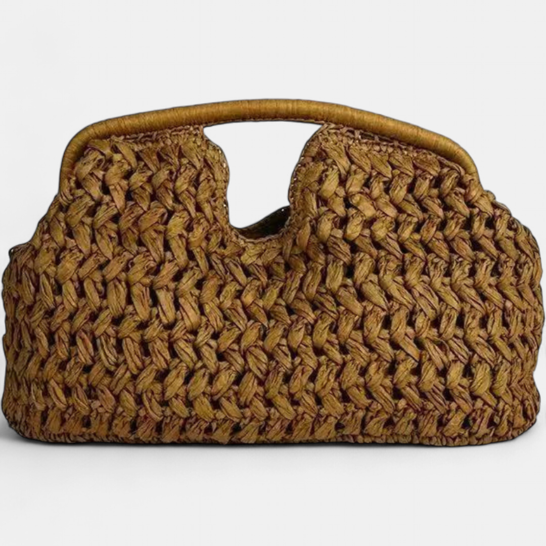 Women's Handwoven Straw Large Capacity Beach Tote Bag