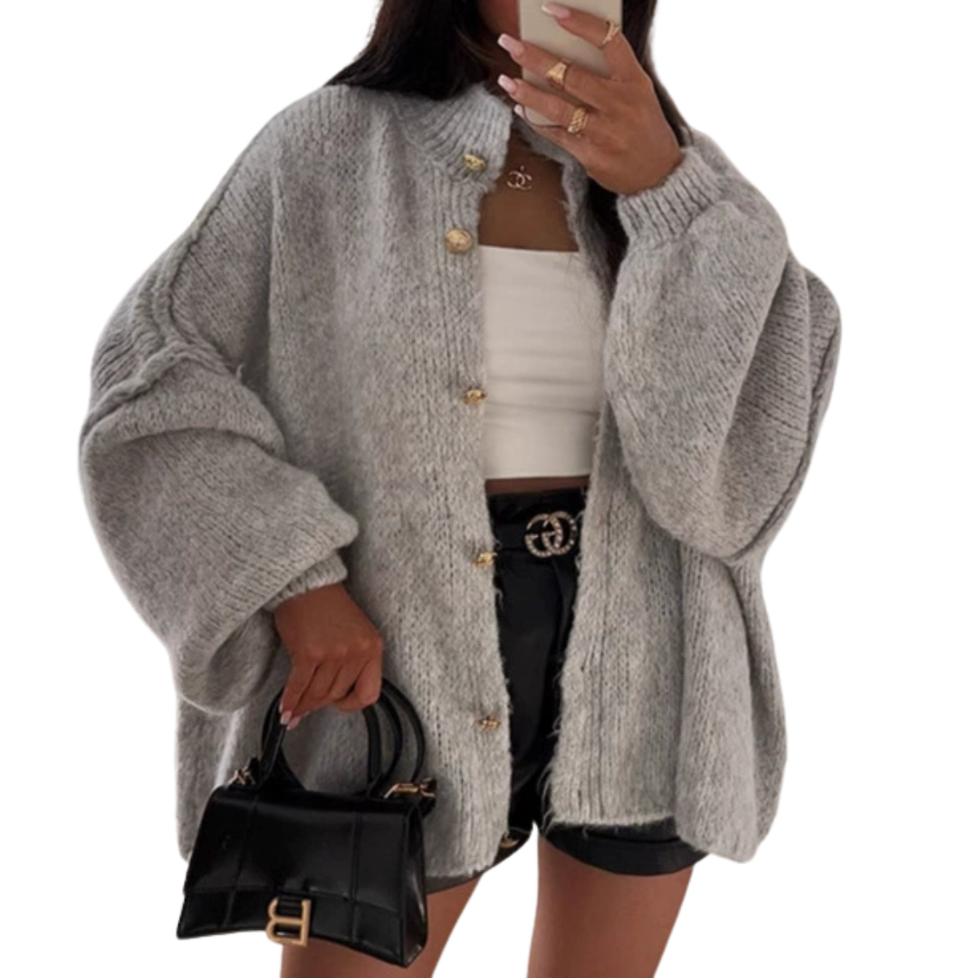 Mia | Cosy Loose Knit Cardigan
