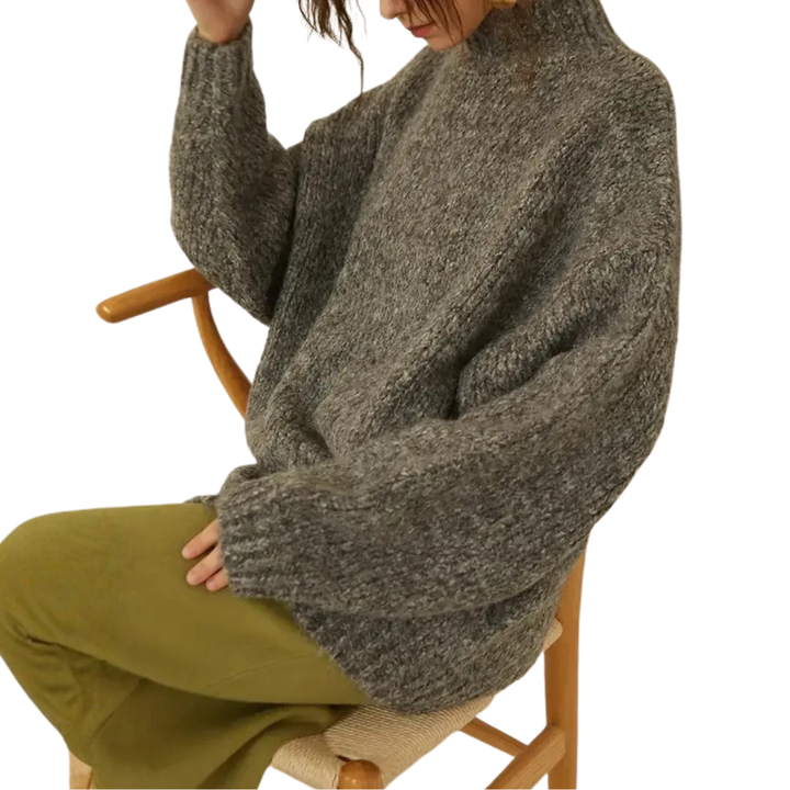 Lily | Relaxed Drop Shoulder Knit Sweater