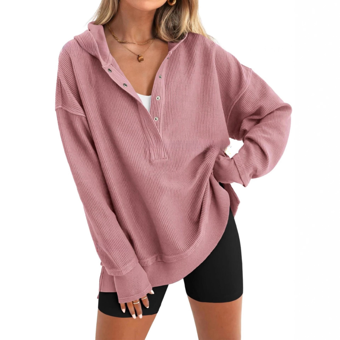 Tahlia | Cosy Oversized Raglan Hoodie Sweatshirt