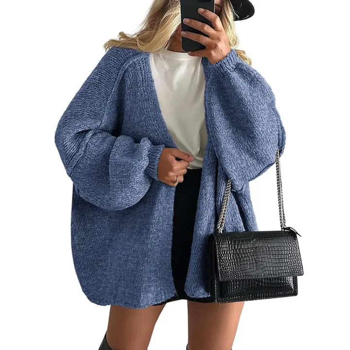 Whitney | Cosy Oversized Open Front Cardigan Sweater