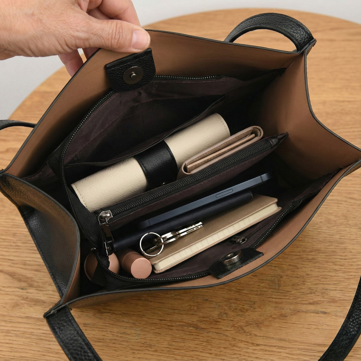 Sarina | Elegant leather shoulder bag