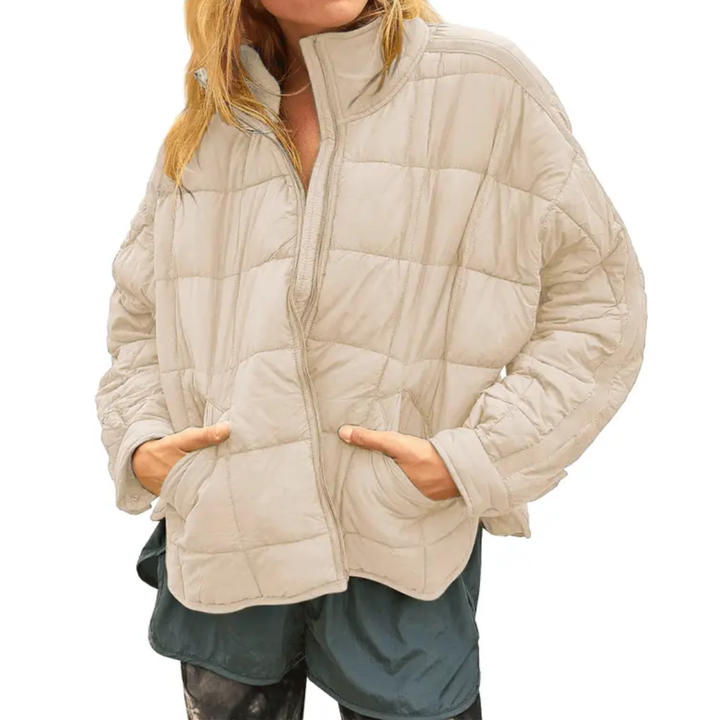 Mia | Lightweight Quilted Zip Puffer Jacket