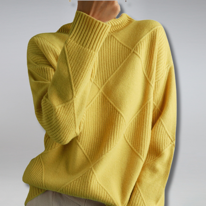 Lara | Luxe Ribbed Turtleneck Pullover