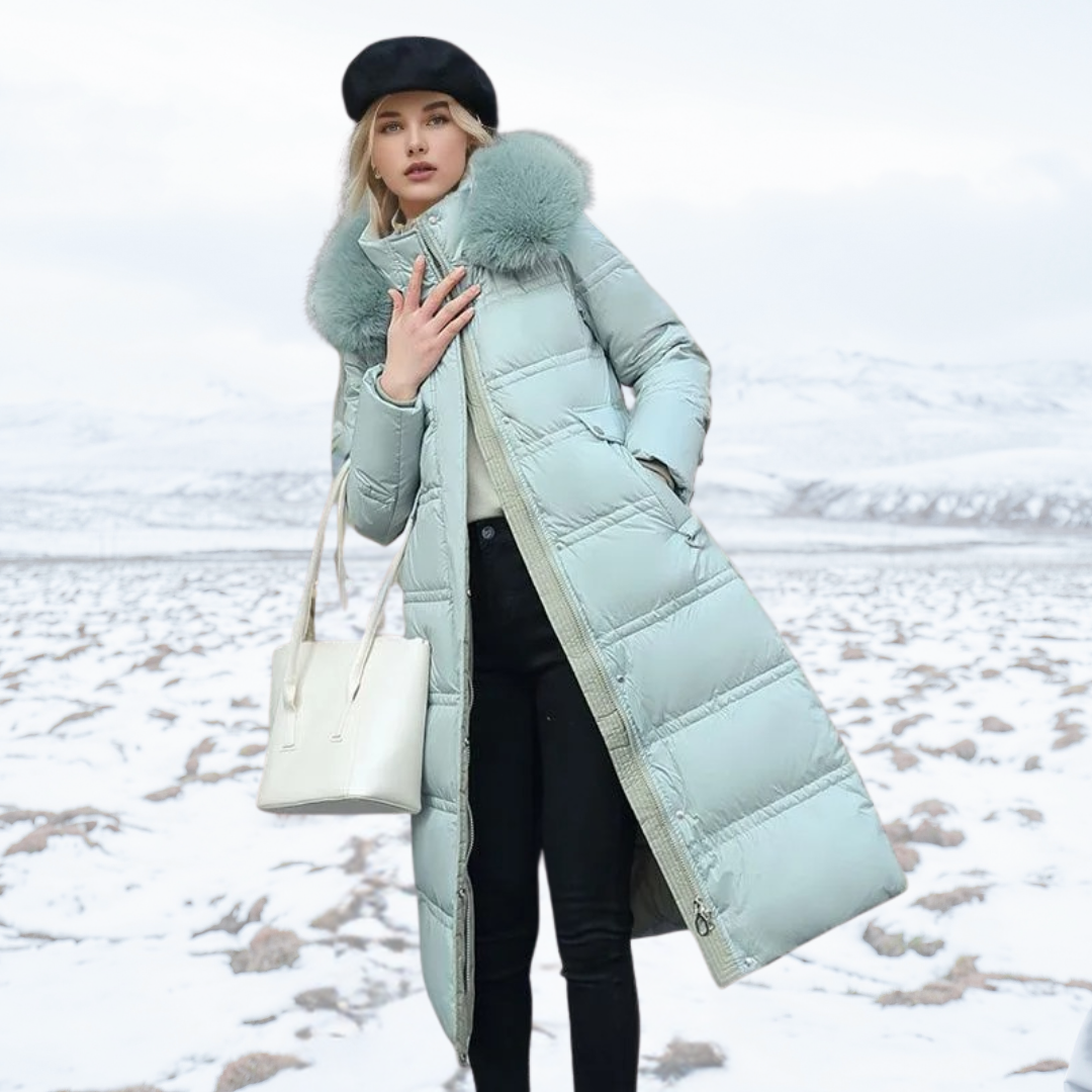 Kylie | Designer Winter Parka with Fur Hood