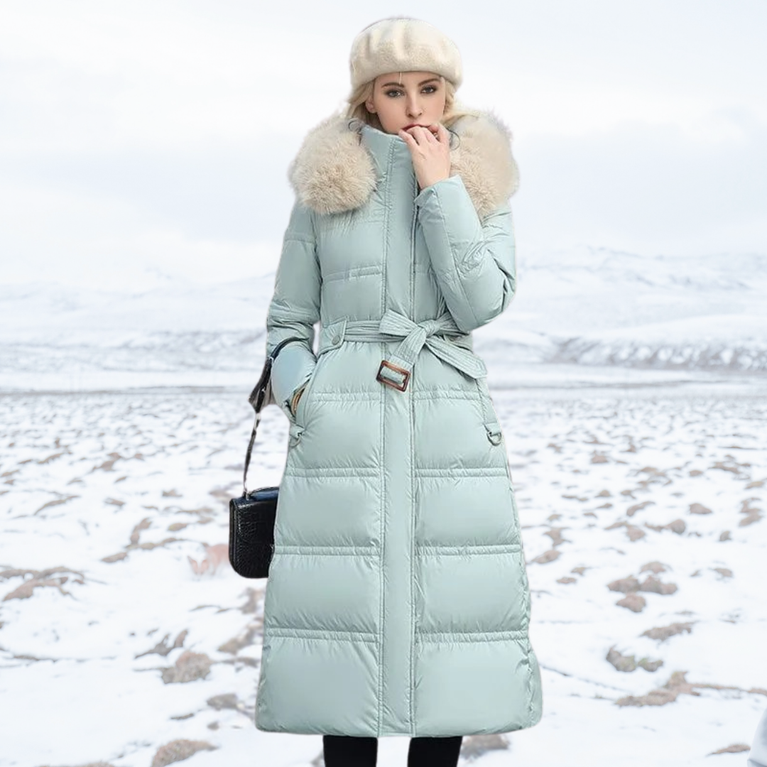 Kylie | Designer Winter Parka with Fur Hood
