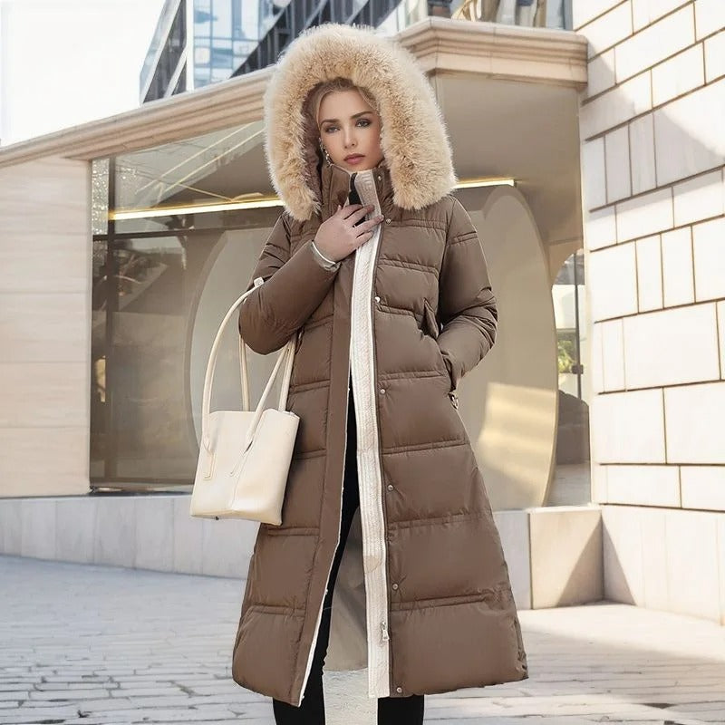 Kylie | Designer Winter Parka with Fur Hood