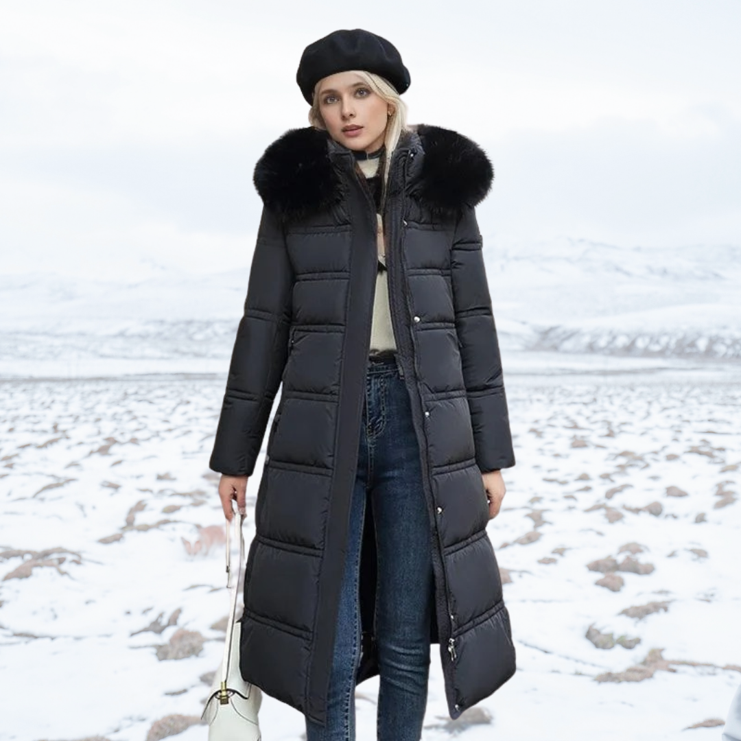 Kylie | Designer Winter Parka with Fur Hood