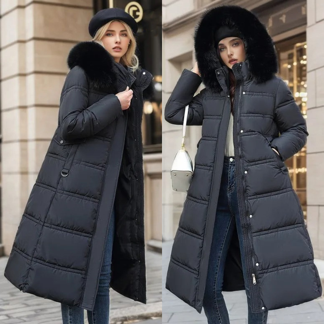 Kylie | Designer Winter Parka with Fur Hood