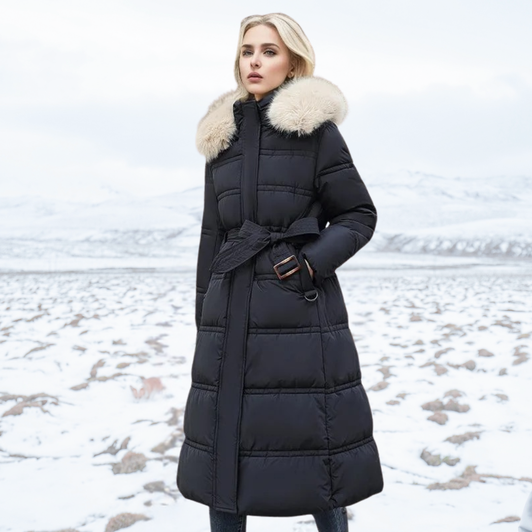 Kylie | Designer Winter Parka with Fur Hood