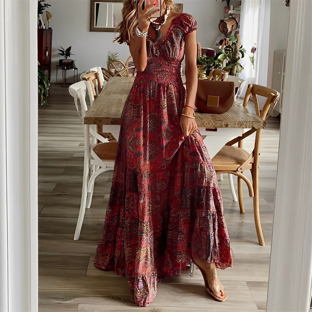 Kaida - Elegante Boho Jurk