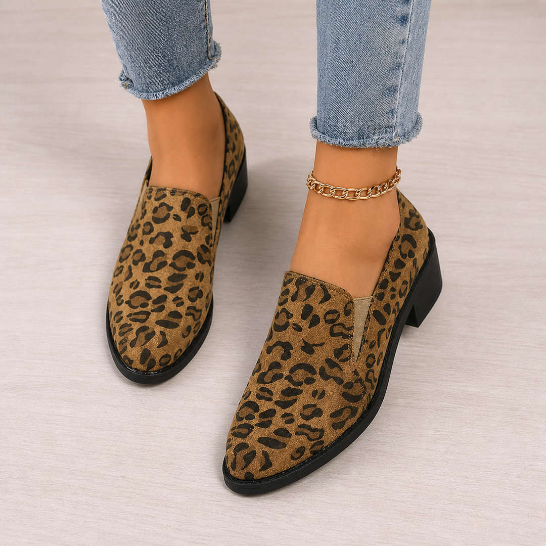 Elizabeth | Leopard loafers