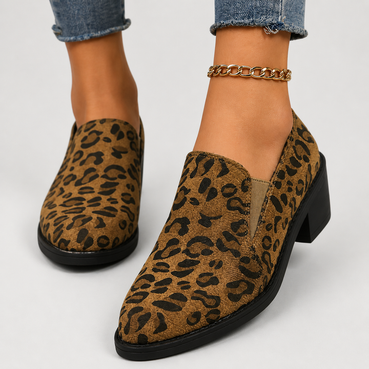 Elizabeth | Leopard loafers