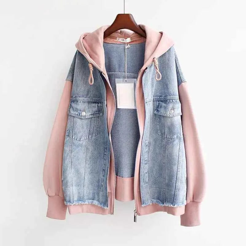Mia | Dual-Tone Denim Jacket