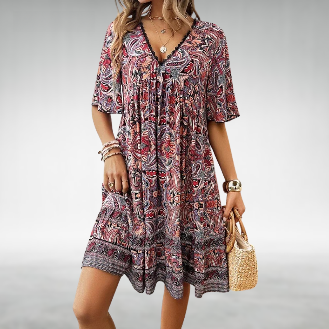 Quinley - Swing Boho Jurk