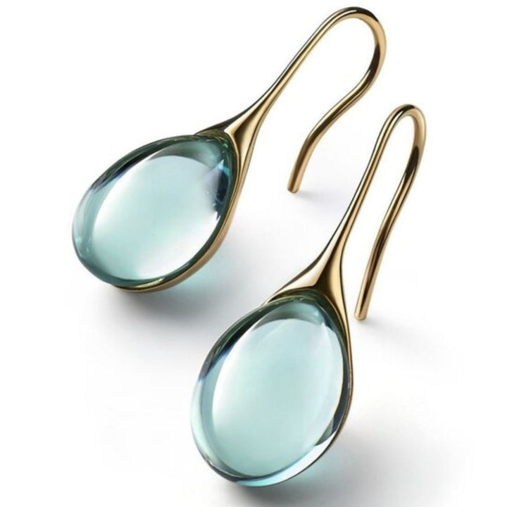 Kristy | Crystal Drop Earrings in Gold and Silver