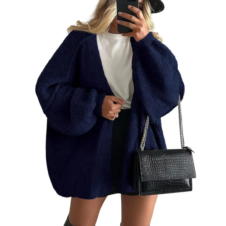Whitney | Cosy Oversized Open Front Cardigan Sweater