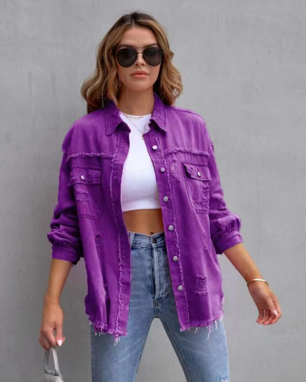 Kylie | Relaxed Drop Shoulder Collared Jacket