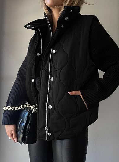 Verity | Chic Lightweight Button-Up Puffer Vest
