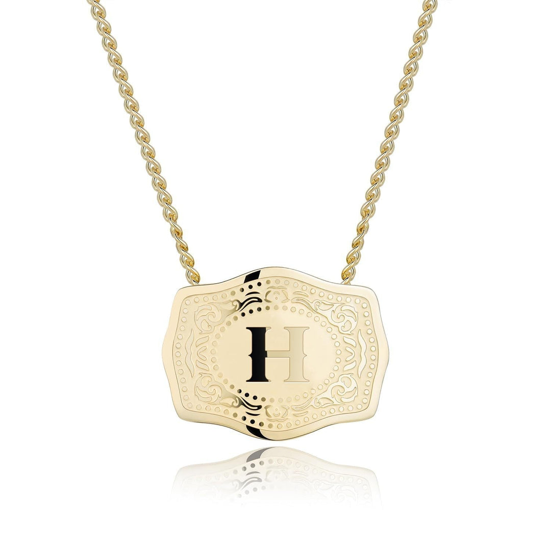 Bianca | Sleek Initial Letter Pendant Necklace