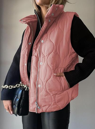 Verity | Chic Lightweight Button-Up Puffer Vest