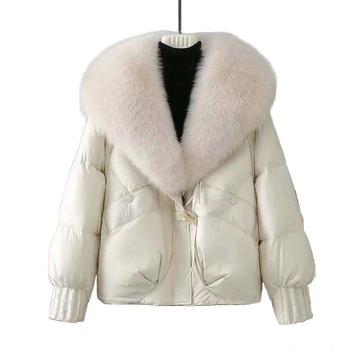 Hayley | Winter Short Fur Collar  Jacket