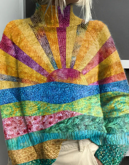Natalie | Sunshine Turtleneck Sweater