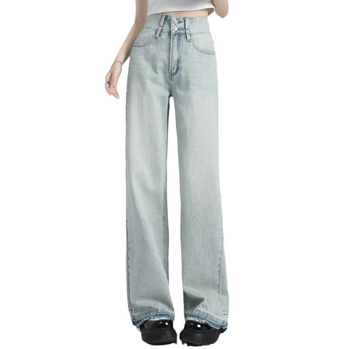 Chloe | Summer Loose Fit Hem Jeans
