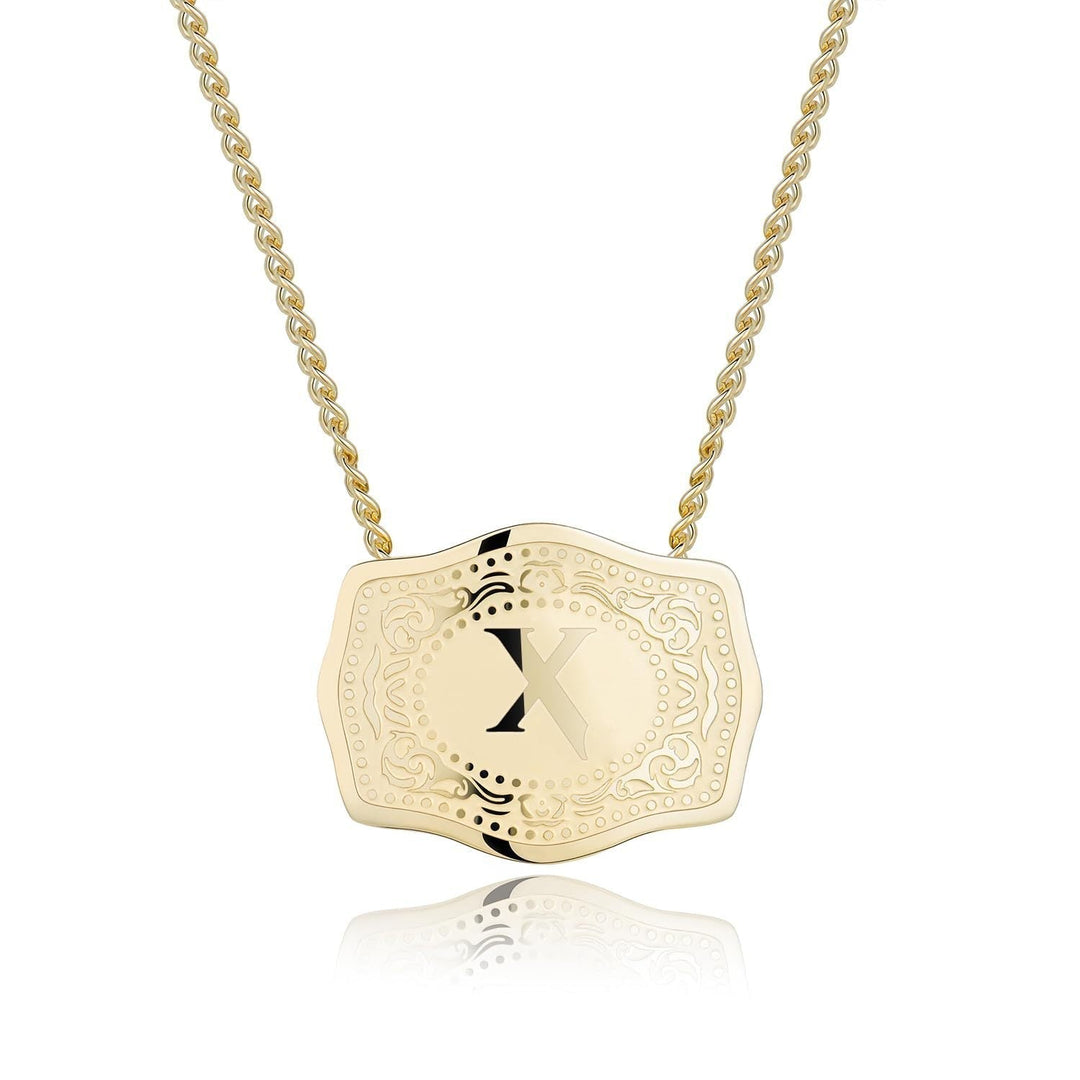 Bianca | Sleek Initial Letter Pendant Necklace