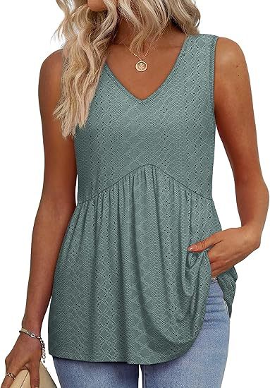 Megan | Effortless Flowy Sleeveless Tank Top