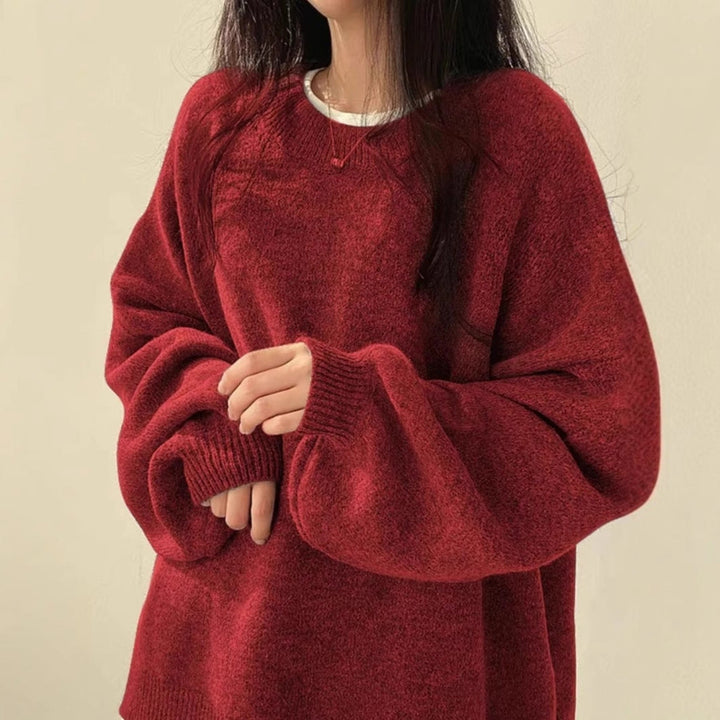 Claire | Casual Long Sleeve Round Neck Sweater