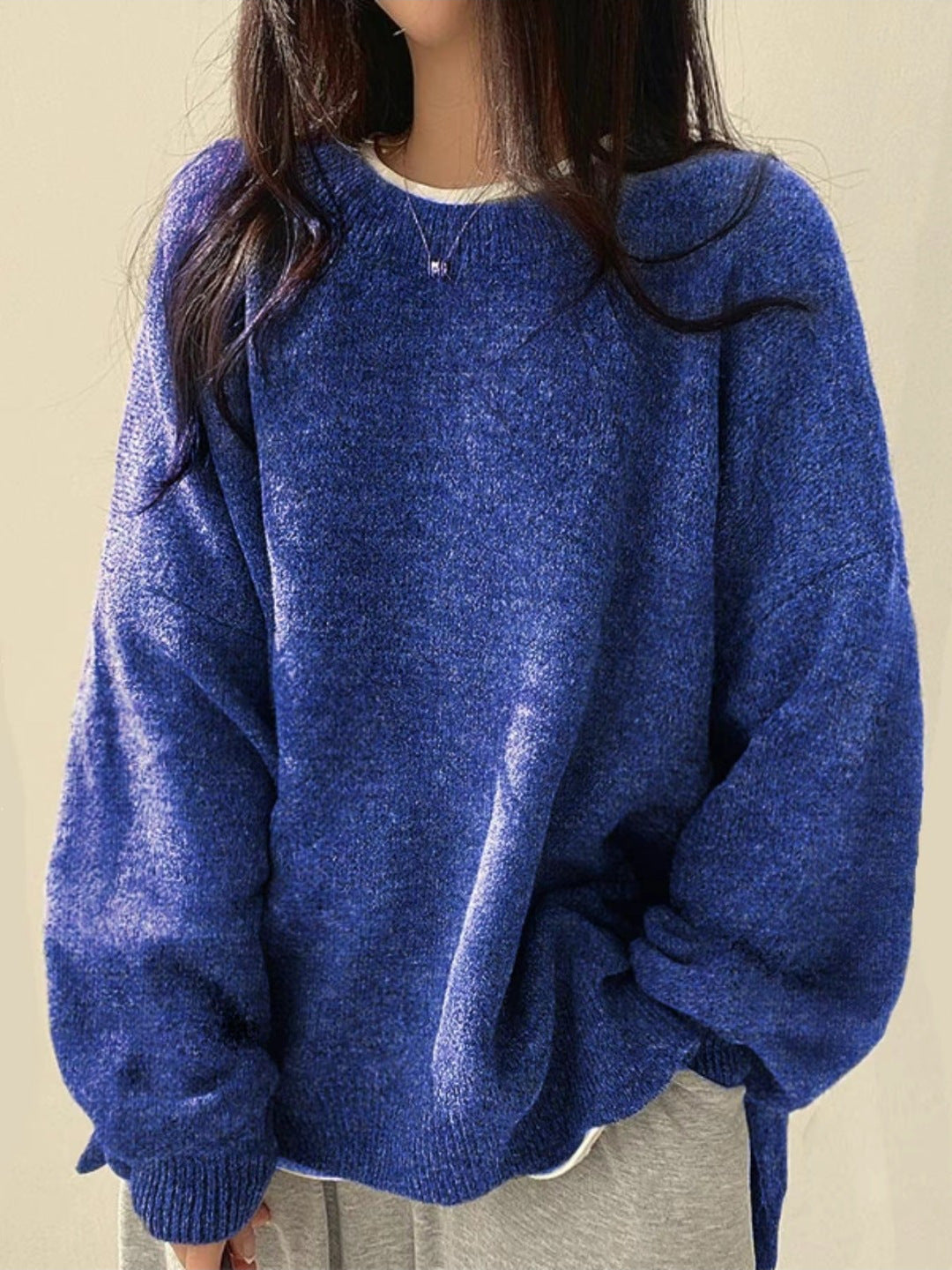 Claire | Casual Long Sleeve Round Neck Sweater