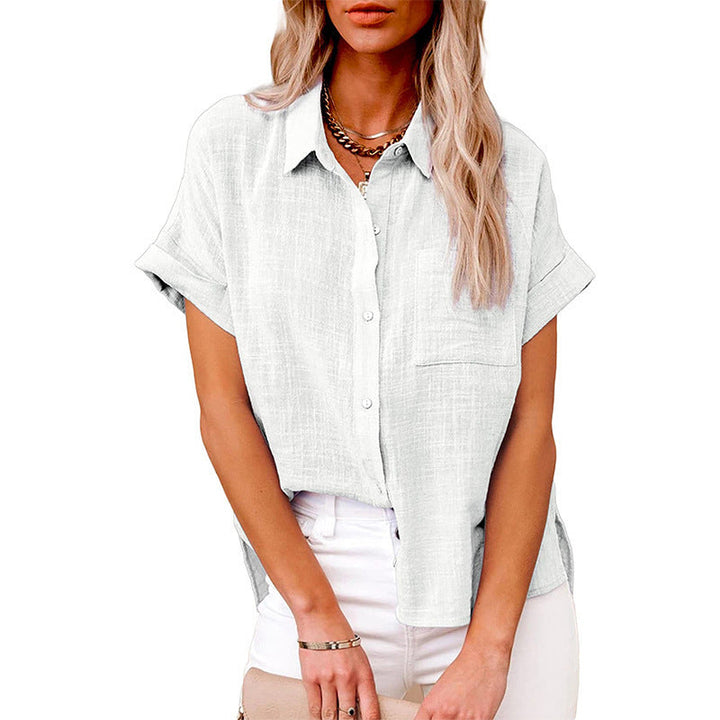 Claire | Comfy Casual Button-Up Blouse