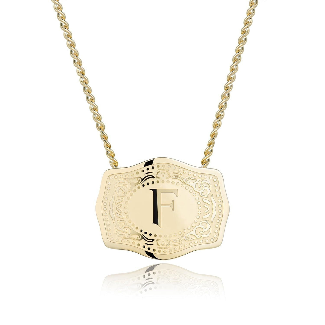 Bianca | Sleek Initial Letter Pendant Necklace